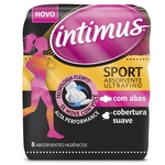 Absorvente Intimus com Abas Sport Suave Ultrafino 8 Unidades