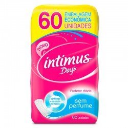Absorvente Intimus Days Sem Perfume 60 Unidades