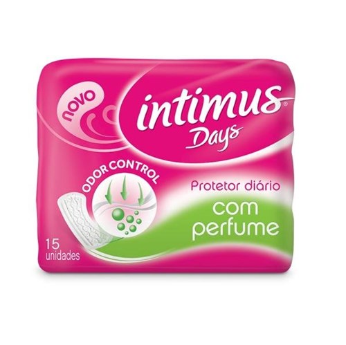 Absorvente Intimus Days Odor Control com Perfume 15 Unidades
