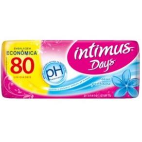 Absorvente Intimus Days S/ Perfume 80 Unidades