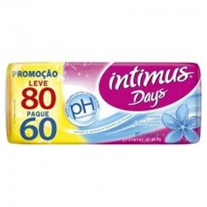 Absorvente Intimus Days S/ Perfume Leve 80 Pague 60 Unidades
