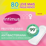 Absorvente Intimus Proteção Diária Sem Abas Days Antibacteriana 80 Unidades