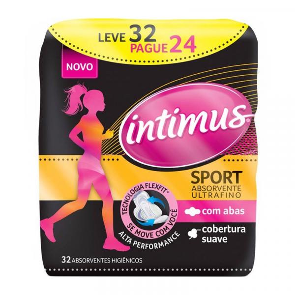 Absorvente Intimus Sport Ultrafino com Abas Suave Leve 32 Pague 24