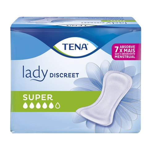 Absorvente Tena Lady Discreet Super Pct C/ 8