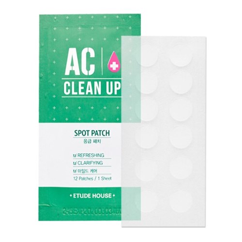 AC Clean Up Spot Patch - 1 Folha com 12 Adesivos