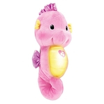 Amyove Lovely gift Acalmar Seahorse brilho infantil Toy Plush com música e luz Cuidado Pré-natal Hypnotic Toy
