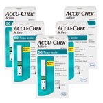Accu-chek Active com 50 Tiras Reagentes 5 Unidades