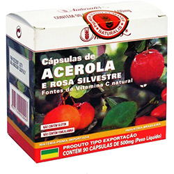 Acerola e Rosa Silvestre (90 Cápsulas) - Naturalis