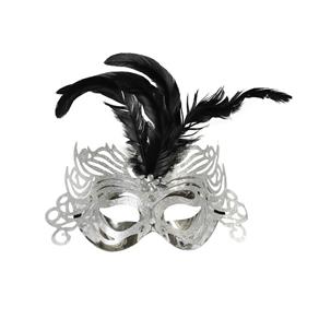 Acessório Carnaval Festa Fantasia Mascara Primor Prata - Prata