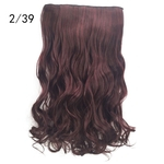 Acessórios Cosplay Partido Extensão pedaço de cabelo encaracolado peruca sintética Cinco grampo de cabelo Natural