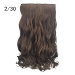 Acessórios Cosplay Partido Extensão pedaço de cabelo encaracolado peruca sintética Cinco grampo de cabelo Natural