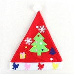 Acessórios Handmade material Set Presente de Natal Toy crianças DIY Natal Hat Infantil