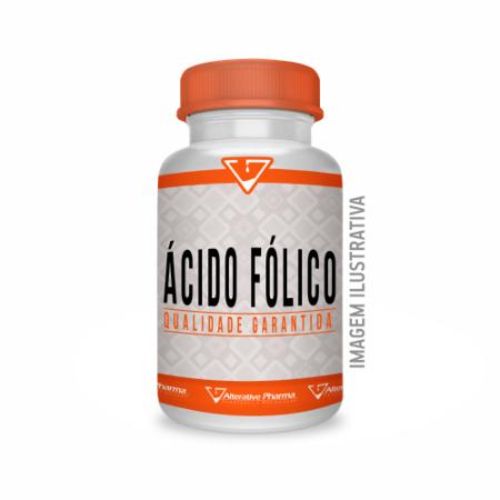 Ácido Fólico 400mcg - 60 Cápsulas - Vitamina B9
