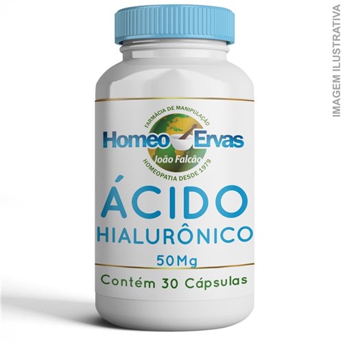 Ácido Hialurônico 50Mg - 30 Cápsulas
