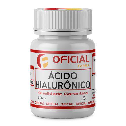 Ácido Hialurônico 50Mg - 60 Cápsulas