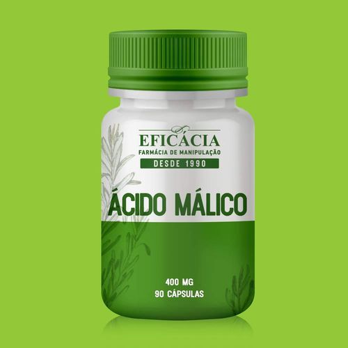 Ácido Málico 400 Mg - 90 Cápsulas
