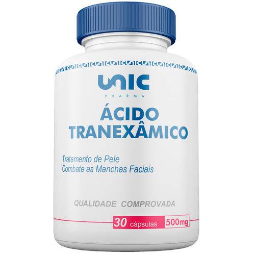Ácido Tranexâmico 500mg 30 Caps Unicpharma