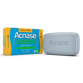 Acnase Clean Sabonete Limpeza Profunda Antiacne Facial - 80g