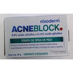 Acneblock Sabonete Esfoliante Todos Tipos de Pele 90g - Kley