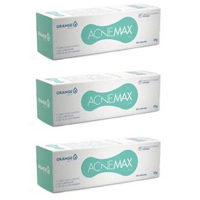Acnemax Gel Anti Acne 30g - Kit com 03