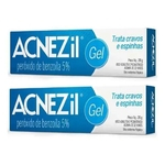 Acnezil Gel 40g Cravos Espinhas Vitacid Peróxido De Benzoíla