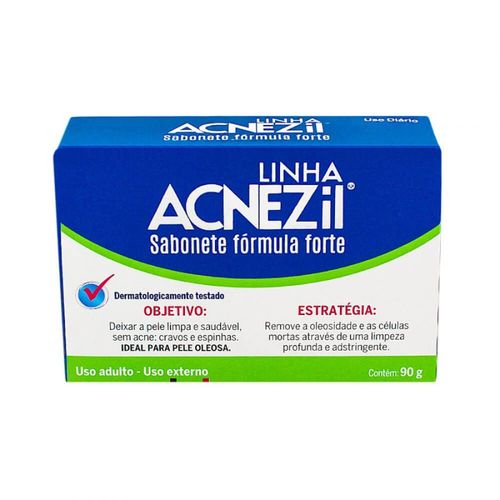 Acnezil Sabonete Barra Formula Forte 90g