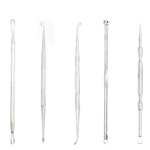 Aço inoxidável Acne agulha clipe Blackhead Remoção Needle Compact ferramenta de beleza