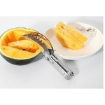 Aço inoxidável Cantaloupe Slicer melancia cortador Fruit Artefato Divisor