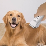 Aço inoxidável elétrica Cabelo Clippers Shaver para animais de estimação Grooming