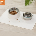 Aço Inoxidável Xiaomi Youpin Pet Dog Bowl Filhote De Cachorro Gatos Alimentos Beber Água Tilted Feeder Com Basesupplies Pratos Alimentação Antideslizantes