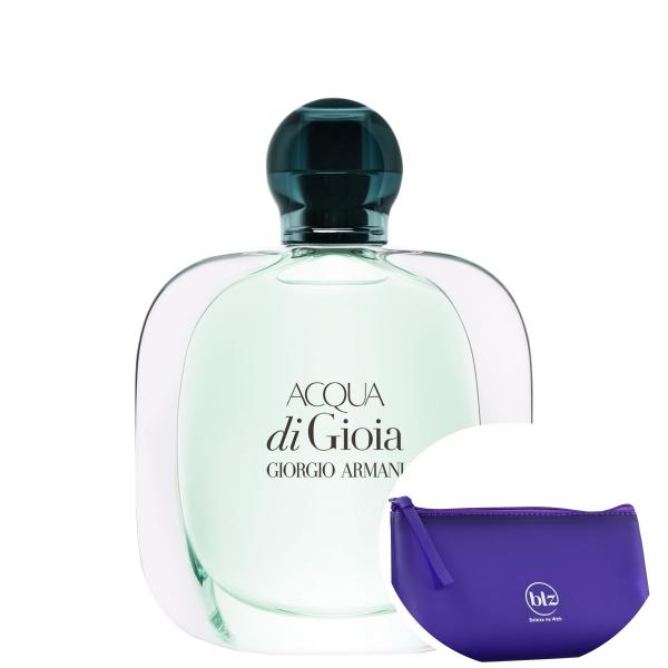 Acqua Di Gioia Giorgio Armani Eau de Parfum - Perfume Feminino 30ml+Necessaire Roxo com Puxador