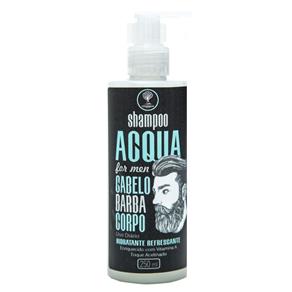 Acqua For Men Orgânica - Shampoo 3 em 1 250ml