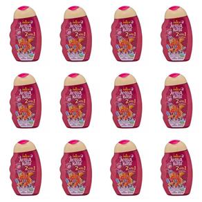 Acqua Kids 2em1 Milk Shake Shampoo 250ml - Kit com 12