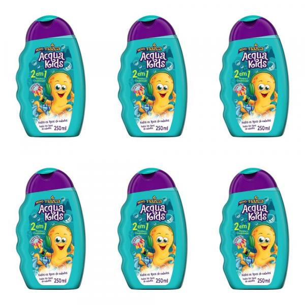 Acqua Kids Tutti Frutti Shampoo Infantil 2em1 250ml (Kit C/06)