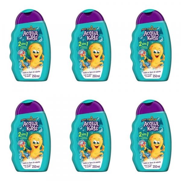 Acqua Kids Tutti Frutti Shampoo Infantil 2em1 250ml (Kit C/06)