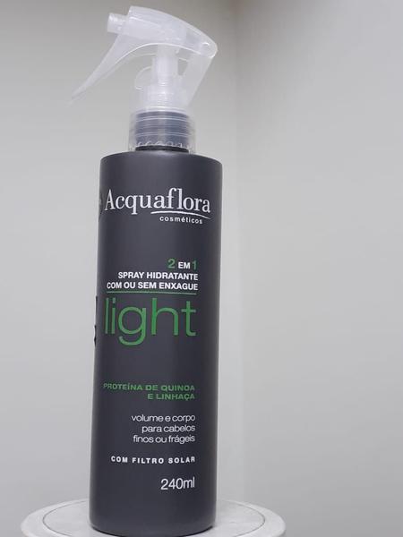 Acquaflora 2 Em 1 Spray Hidratante Com Ou Sem Enxague Light 240ml - Com Filtro Solar