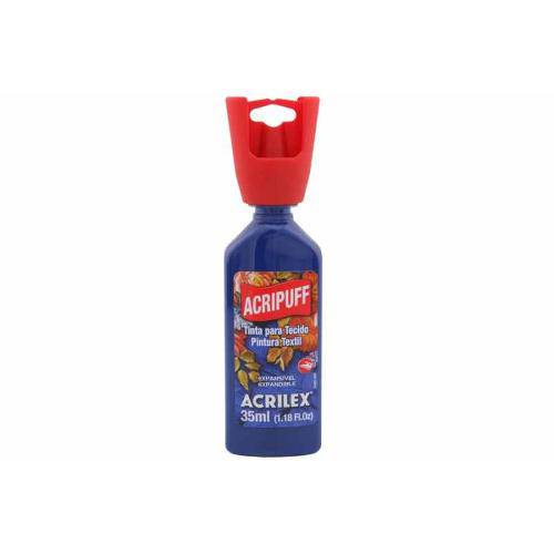 Acripuff-Tinta para Expansão a Calor 35ml Acrilex Azul Turquesa 501