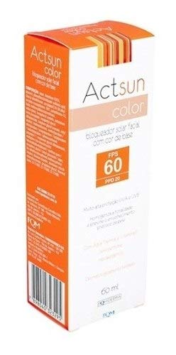 Actsun Color Protetor Solar Facial Fps 60 60ml
