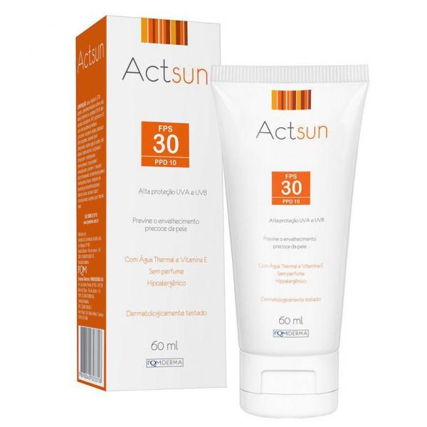 Actsun Protetor Solar Facial Fps 30 60ml - Fqm