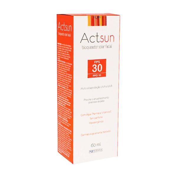 Actsun Protetor Solar Facial Fps 30 60ml - Sundown