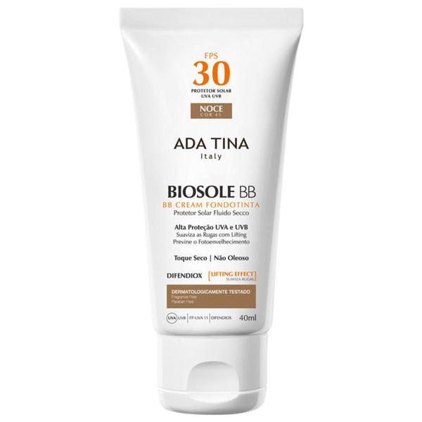 Ada Tina Biosole BB Cream FPS30 Noce - Protetor Facial com Cor 40ml (30075)