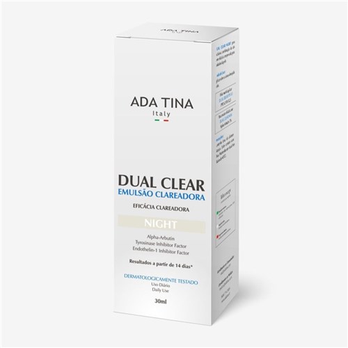 Ada Tina Dual Clear Night - Clareador 30Ml