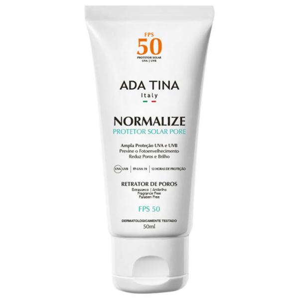 Ada Tina Normalize Pore FPS 50 - Protetor Solar Facial 50ml