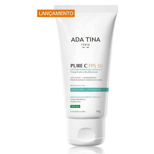 Ada Tina Pure C Fps 50 - Protetor Solar com Vitamina C 50ml