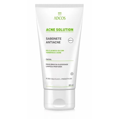 Adcos Acne Solution Sabonete Antiacne 60ml
