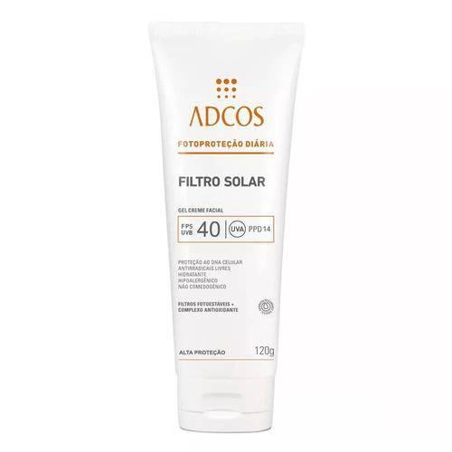 Adcos Filtro Solar Hidratante Fps40 Gel Creme 50g