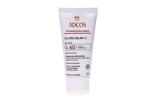 Adcos Filtro Solar Soft Cream FPS60 50g