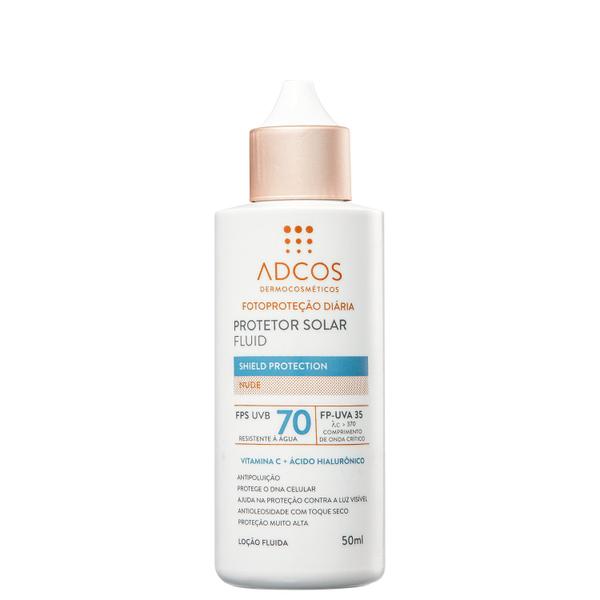 ADCOS Fotoproteção Diária Fluid Nude FPS 70 - Protetor Solar 50ml