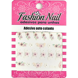 Adesivo para Unhas Fashion Nail FT 10 - Flor