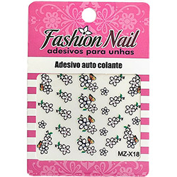 Adesivo para Unhas Fashion Nail MZ X18 - Flor